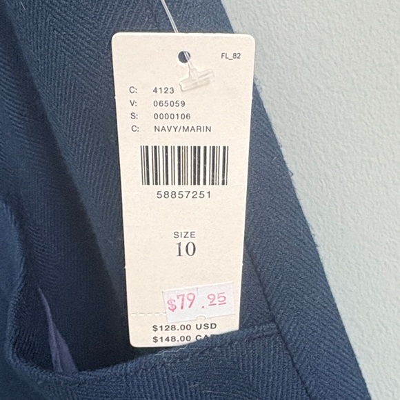 Maeve Navy Blue Trousers - Picture 2 of 7